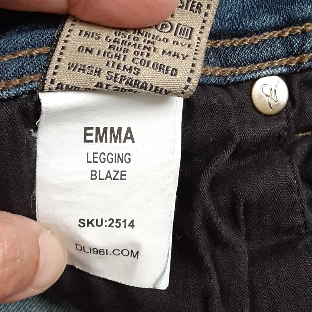 DL1961 Emma Legging Blaze size 25 - Picture 4 of 10